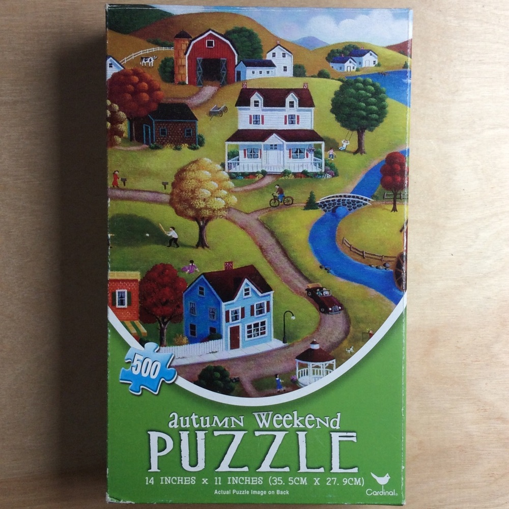 Cardinal Autumn Weekend 500 Piece Jigsaw Puzzle